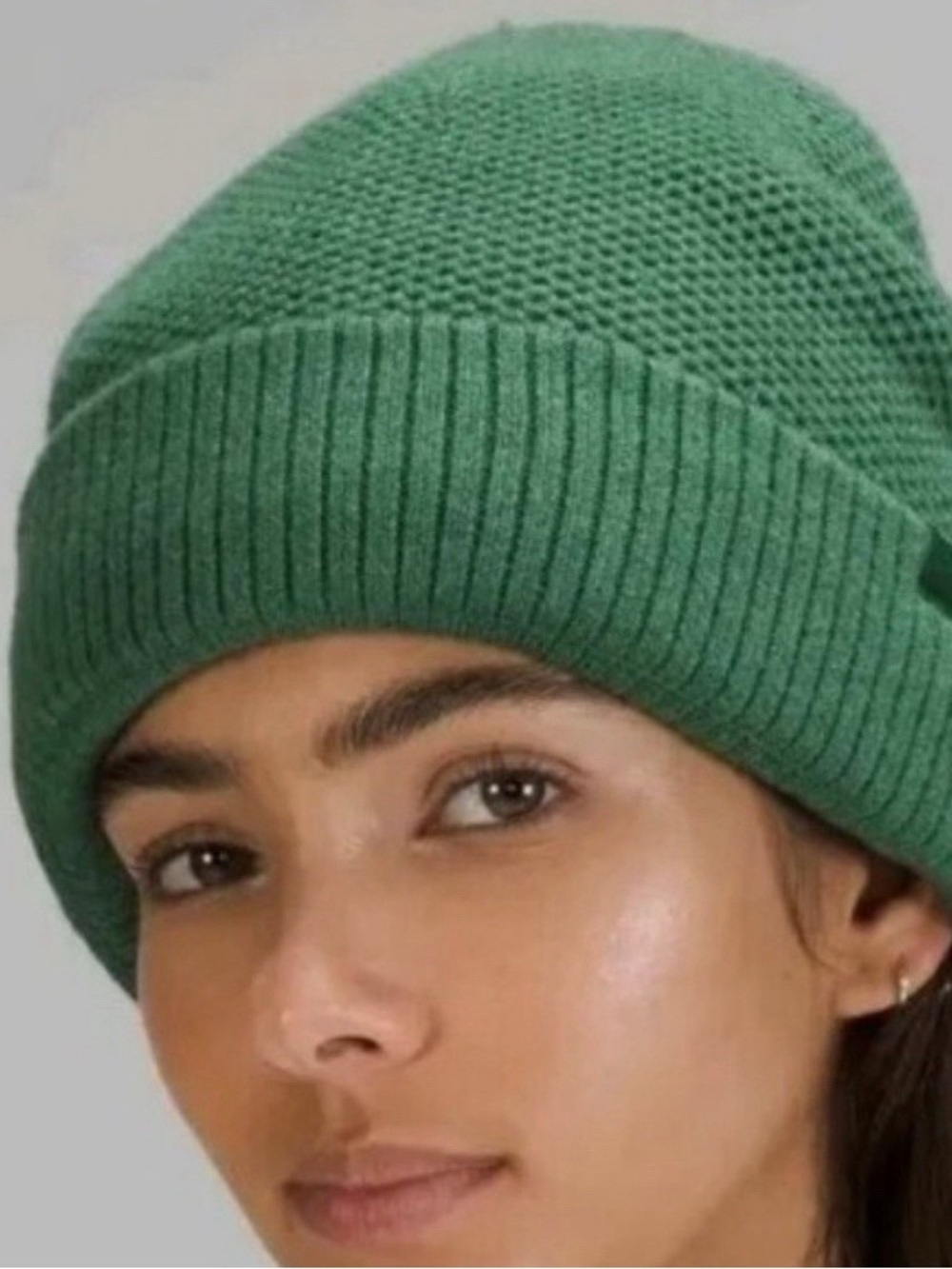 Lululemon Fleece-Lined Knit Beanie One Size Color Everglade Green
